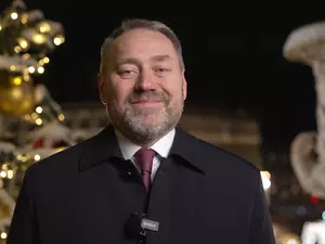 Как Бельский поздравлял петербуржцев с Новым годом