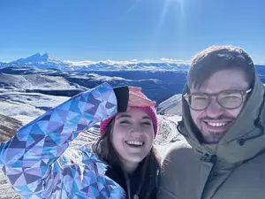 Горячева с супругом встретили Новый год на Кавказе