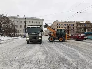 Комблаг задействовал все резервы для уборки снега