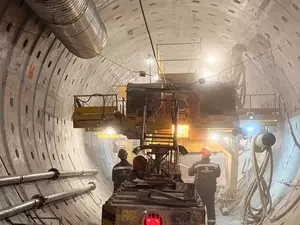 Тоннелепроходческий щит добрался до "Каретной"