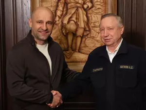 Беглов встретился с полпредом президента в УрФО Артемом Жогой