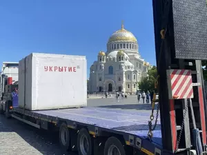 В Кронштадте появились бетонные укрытия от налетов БПЛА