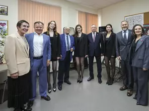 Беглов и Бельский открыли джазовый корпус училища имени М.П. Мусоргского