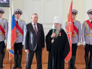 Беглов вручил Варсонофию орден Александра Невского