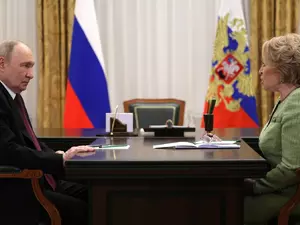 Путин встретился с Матвиенко в Петербурге