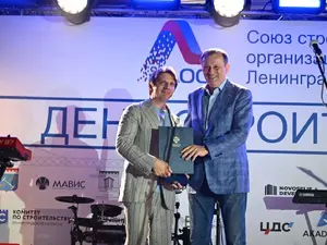 Вице-губернатор Ленобласти Барановский получил знак "Почетный строитель"