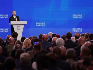 Путин выступил на съезде "Единой России"